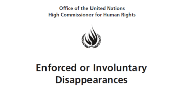 Enforced and Involontary disappearances - OHCHR