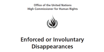 Enforced and Involontary disappearances - OHCHR