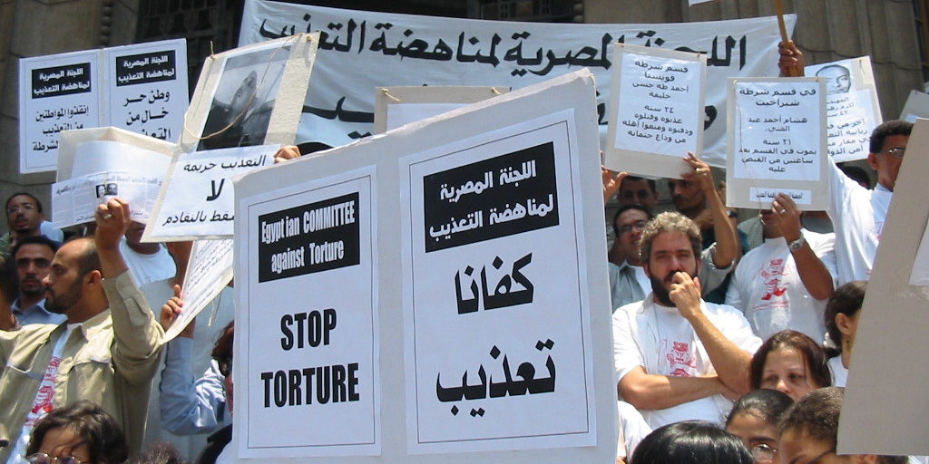 Anti-Police Torture Protest [Hossam el-Hamalawy/Flickr]