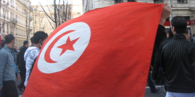 Demonstration in support of the Tunisian protests in Lyon, France, January 15th, 2011 [Wikipedia]