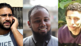 image Alaa Abd El Fattah, rights lawyer Mohammed al-Baqer, and journalist Mohammed Ibrahim “Oxygen”