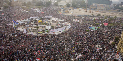 Tahrir Square in Cairo during the revolution [Hossam el-Hamalawy/Flickr]