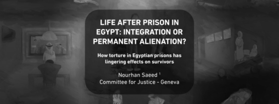 Life after prison in Egypt: Integration or permanent alienation