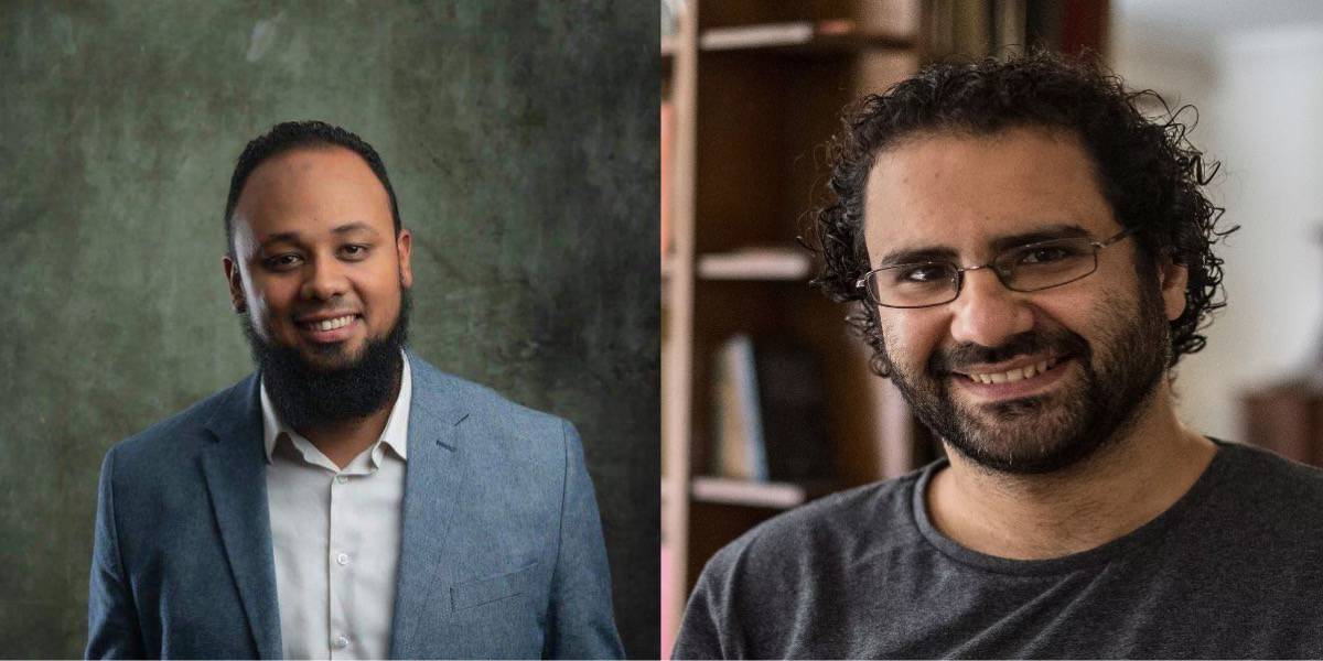 Mohamed el-Baqer and Alaa Abdel Fattah