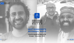 Egypt: Fourth quarterly bulletin documents Alaa Abdel-Fattah’s hunger strike and violations against defenders and lawyers