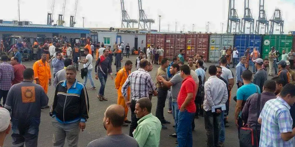 Egypt: Workers at ‘Five Stars’ mills in Suez sit-in protesting reduction of their financial dues, CFJ’s stands in solidarity with their demands