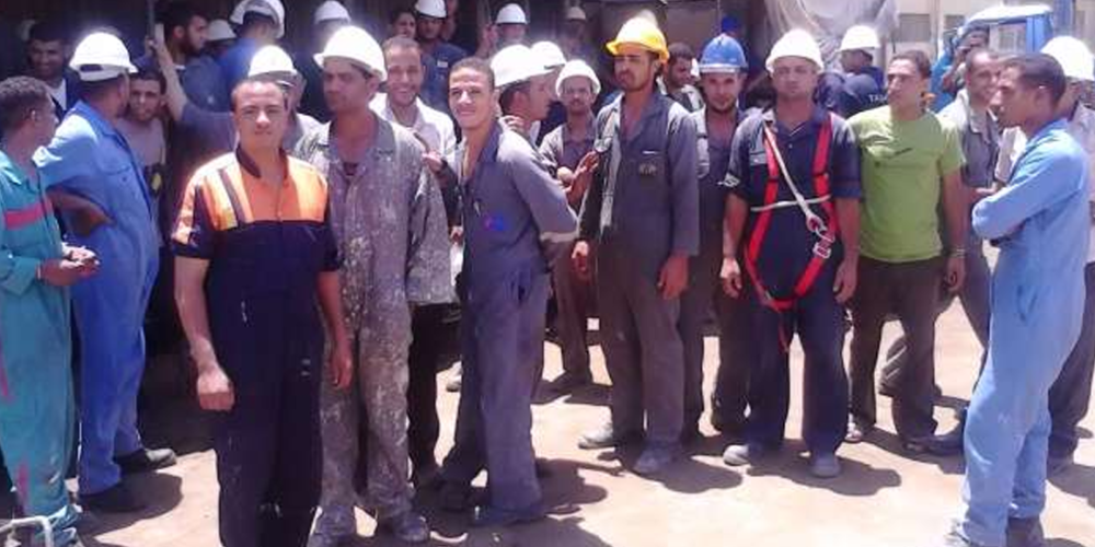 Egypt: CFJ observes Gas Plant workers’ strike in Minya for higher wages, urges meeting their demands