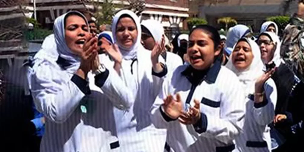 Egypt: CFJ monitors Protest by nursing and health institute graduates over license delays