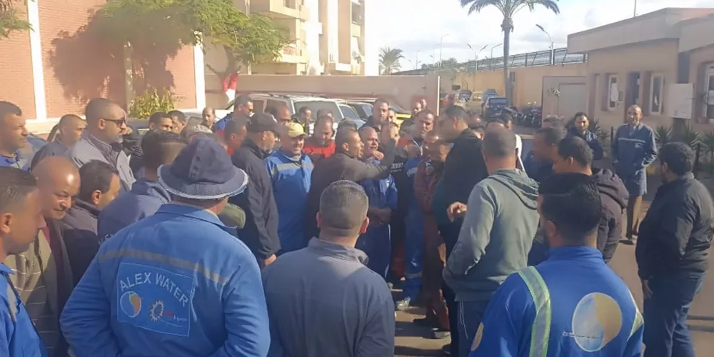 Egypt: CFJ Monitors Protest by Workers at Sewaf and Nozha Water Stations in Alexandria, Advocates for Their Demands 