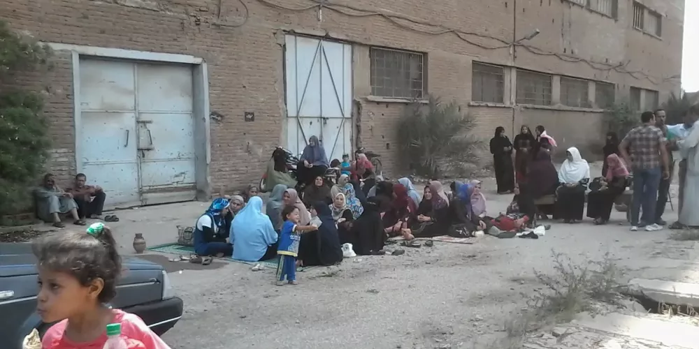 Egypt: The CFJ documents workers at “Samannoud Spinning Company” ending a work strike after security threats of arrest