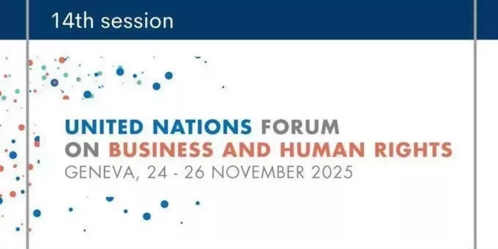 CFJ highlights regional human rights concerns at the 14th UN Forum on Business and Human Rights in Geneva