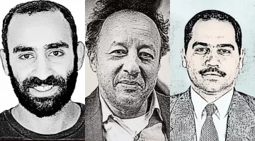 جاسر عبد الرازق وكريم عنارة ومحمد بشير