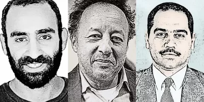 جاسر عبد الرازق وكريم عنارة ومحمد بشير