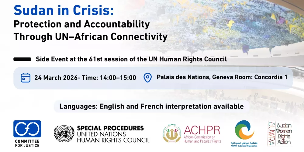 High-Level Panel on Sudan at the UN Human Rights Council Discusses Protection and Accountability Through UN–African Connectivity