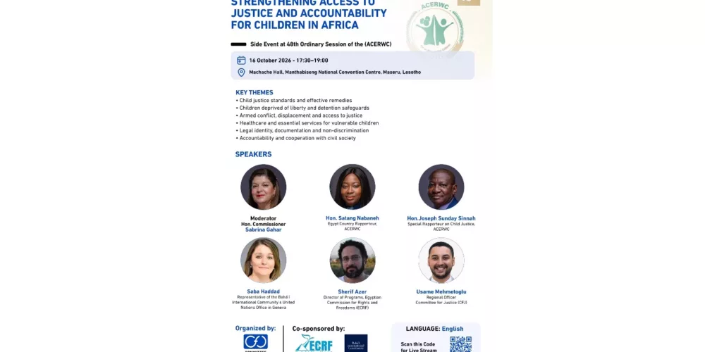 CFJ to Host Side Event in Lesotho on Strengthening Access to Justice and Accountability for Children in Africa
